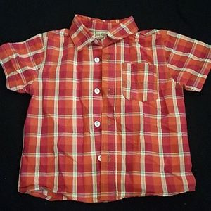 Kid's plaid bottom shirt